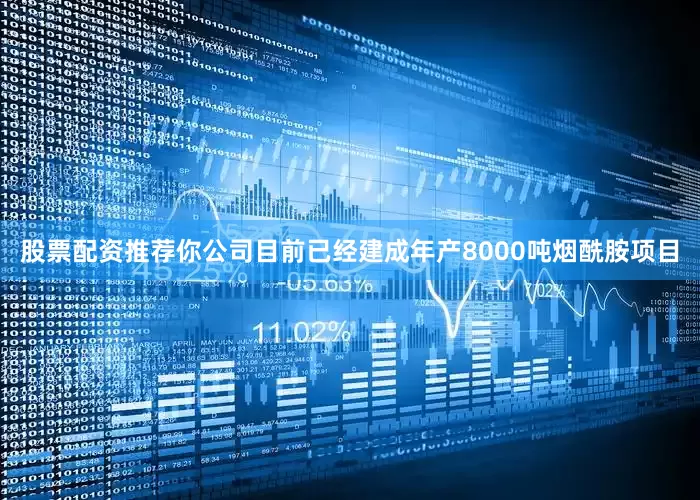 股票配资推荐你公司目前已经建成年产8000吨烟酰胺项目