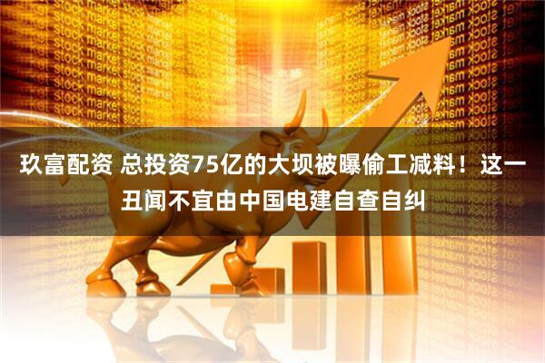 玖富配资 总投资75亿的大坝被曝偷工减料！这一丑闻不宜由中国电建自查自纠